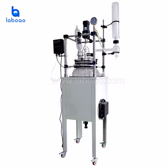 Lab Scale Equipment Single Layer Heater Glass Reactor Manufacturer