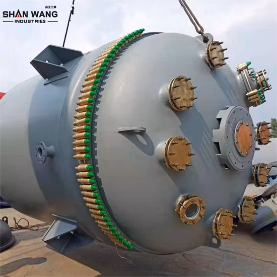 オープン/フランジジャケット付きエナメル反応器